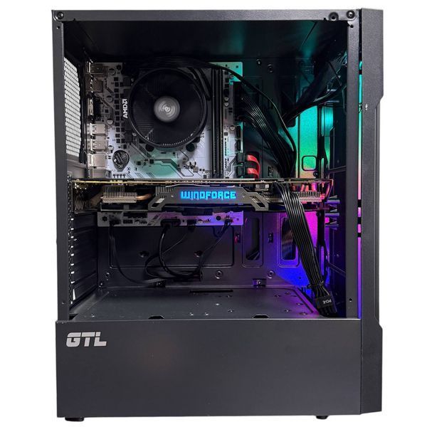 ПК AMD Ryzen 5 2600 16 GB RAM 128 GB SSD 500 GB HDD Nvidia GeForce GTX 1070 8 GB