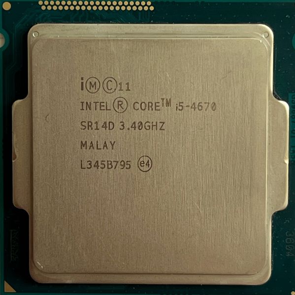 Процесор Intel Core i5-4670 (	3.40 ГГц - 3.8 ГГц) CN00007 фото